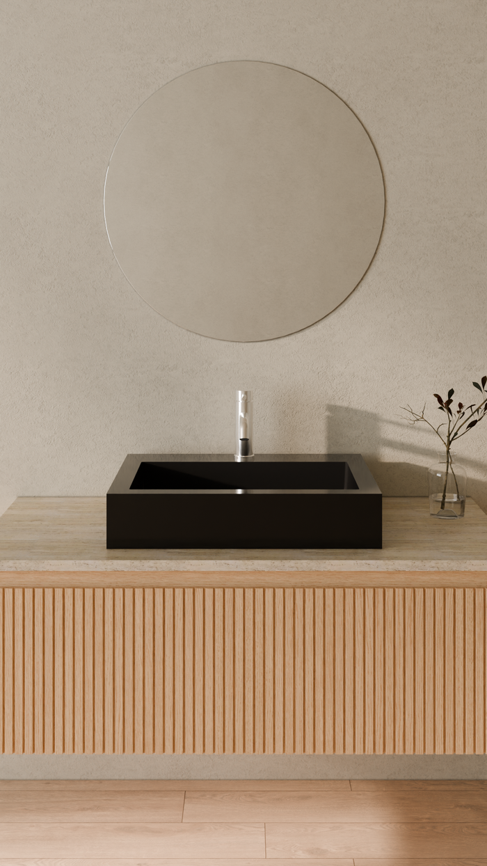 Badeloft details portrait 2026 | WB-05-M | Black | Sink_Glossy_Black__Camera_Angle_1.png