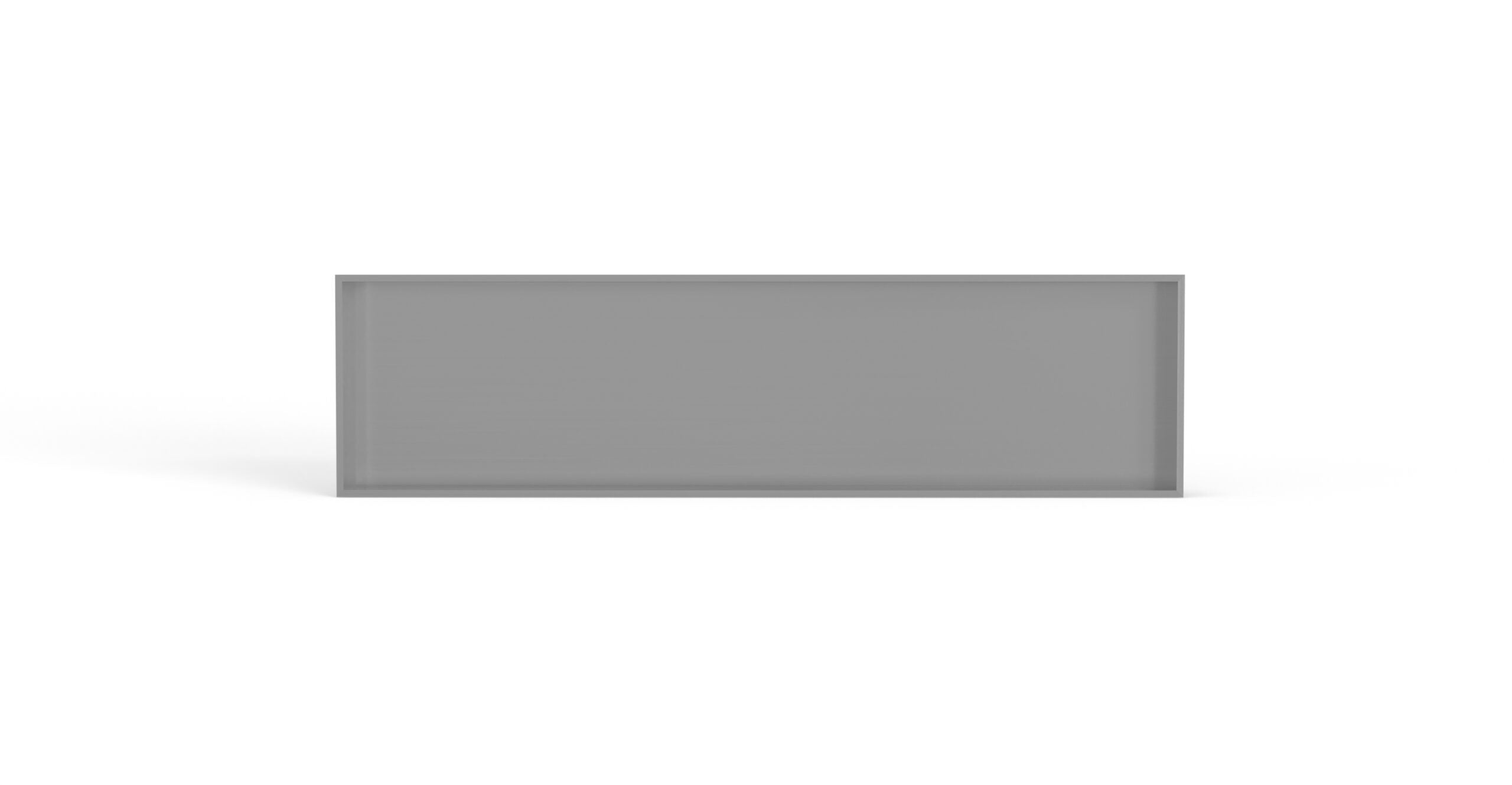 Badeloft NS-04 brushed steel shower / bathtub niche, product view