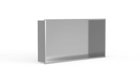 Badeloft NS-03 brushed steel shower / bathtub niche, product view 2