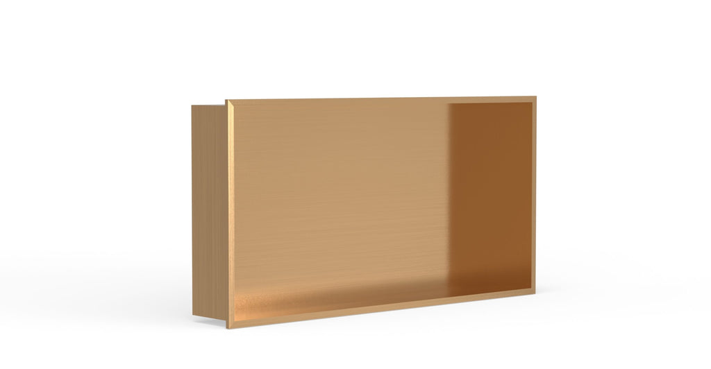 Badeloft NS-03 rose gold shower / bathtub niche, product view