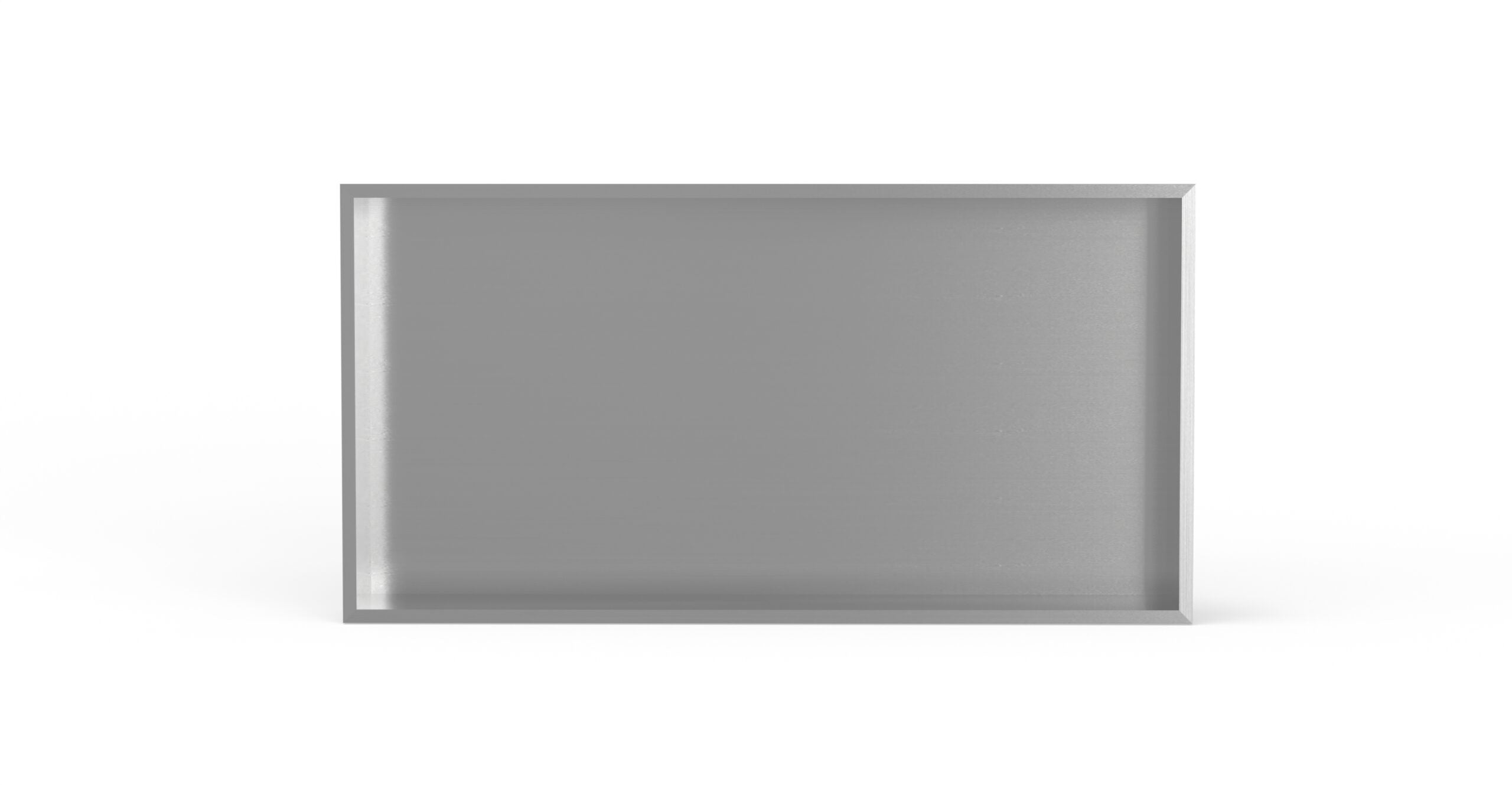 Badeloft NS-03 brushed steel shower / bathtub niche, product view
