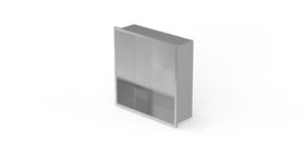 Badeloft NS-01 brushed steel shower / bathtub niche, product view 3