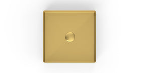 Badeloft ES-WB-400 brushed gold stainless steel sink, product view