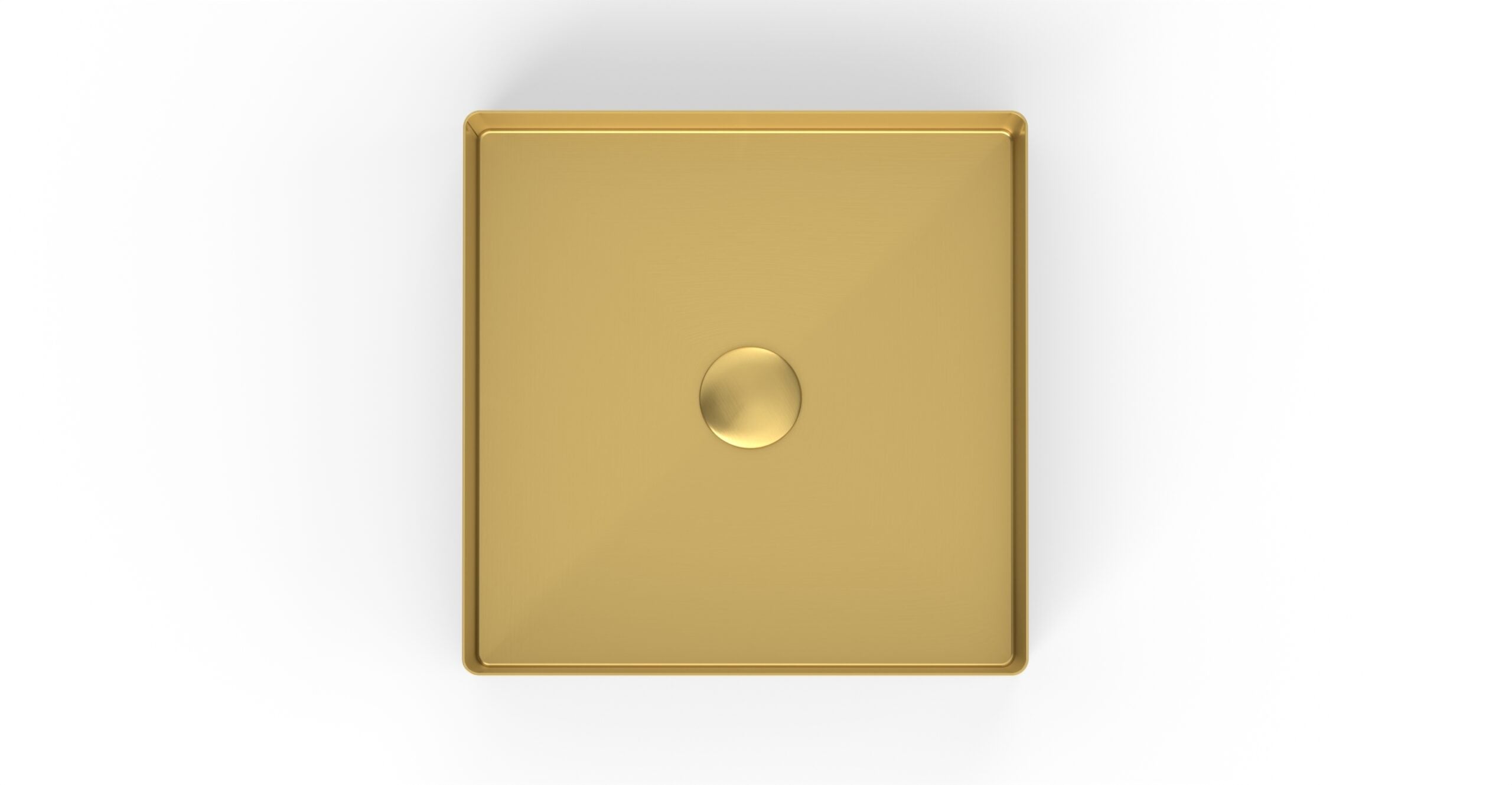 Badeloft ES-WB-400 brushed gold stainless steel sink, product view