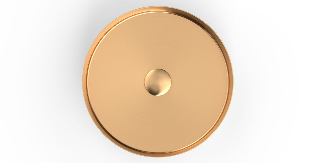 Badeloft ES-WB-01 brushed rose gold stainless steel sink, product view