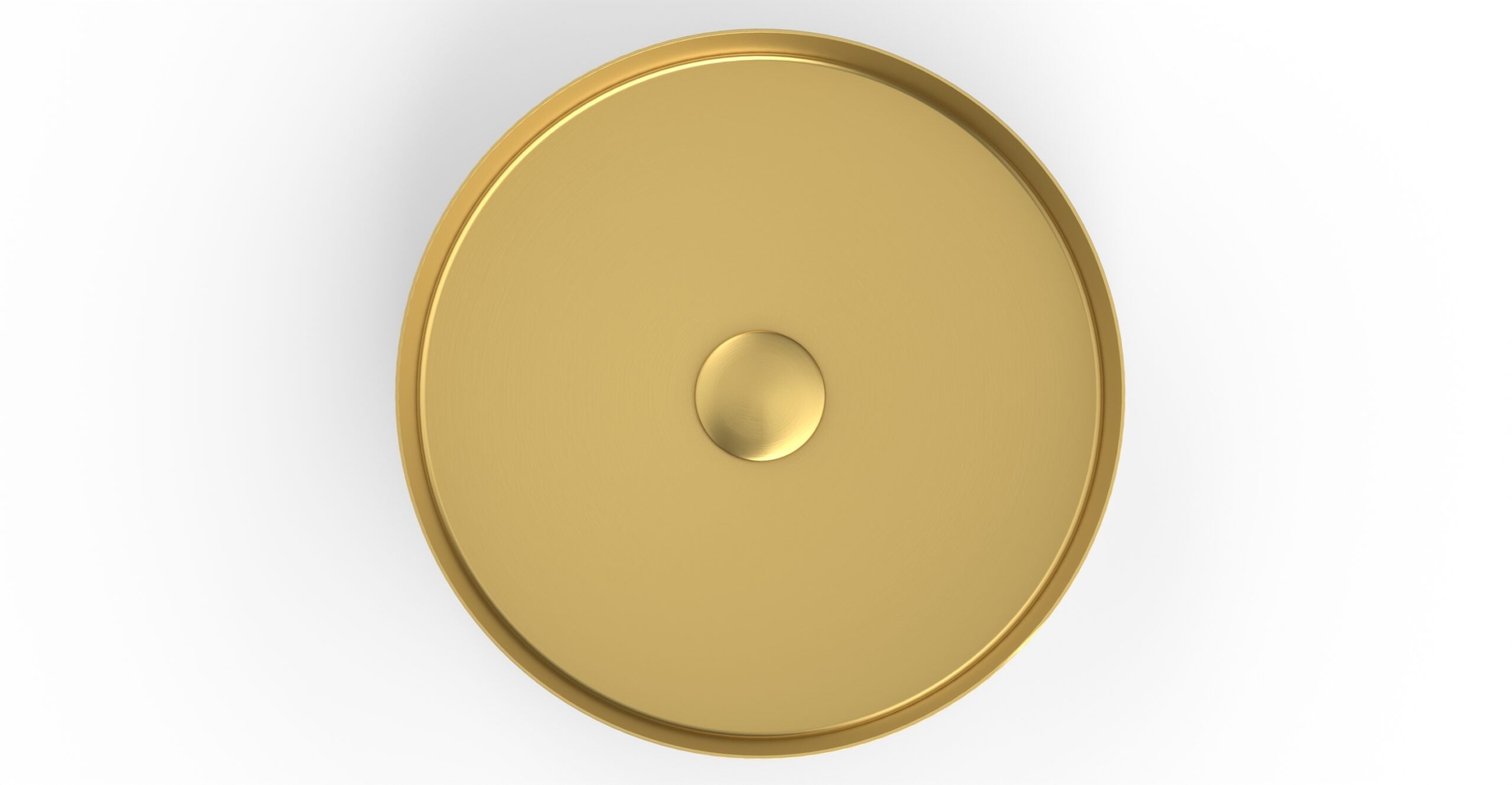 Badeloft ES-WB-01 brushed gold stainless steel sink, product view