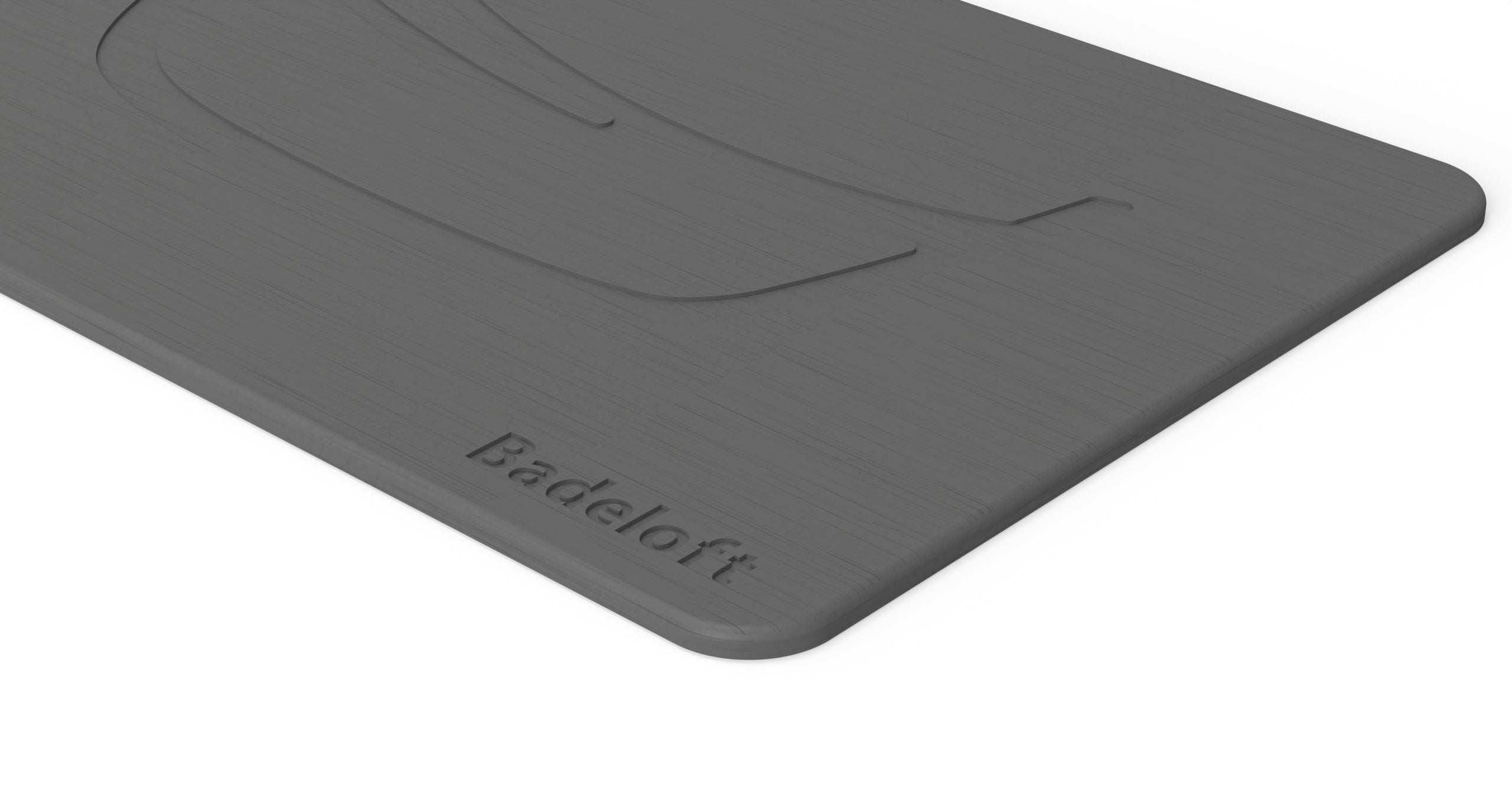 Badeloft BM-01 gray bathtub mat, product view