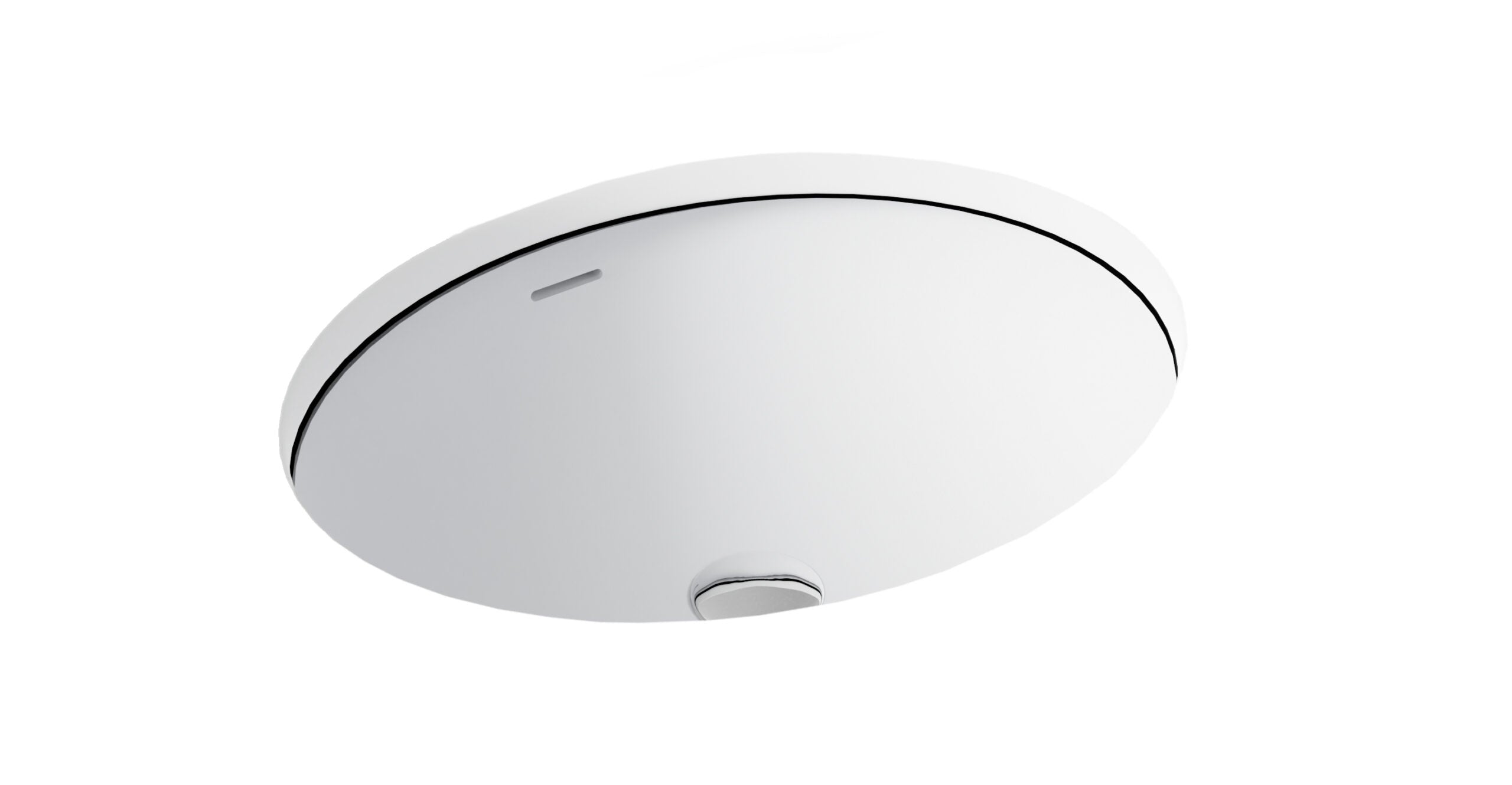 Badeloft UB-03 undermount sink, product view