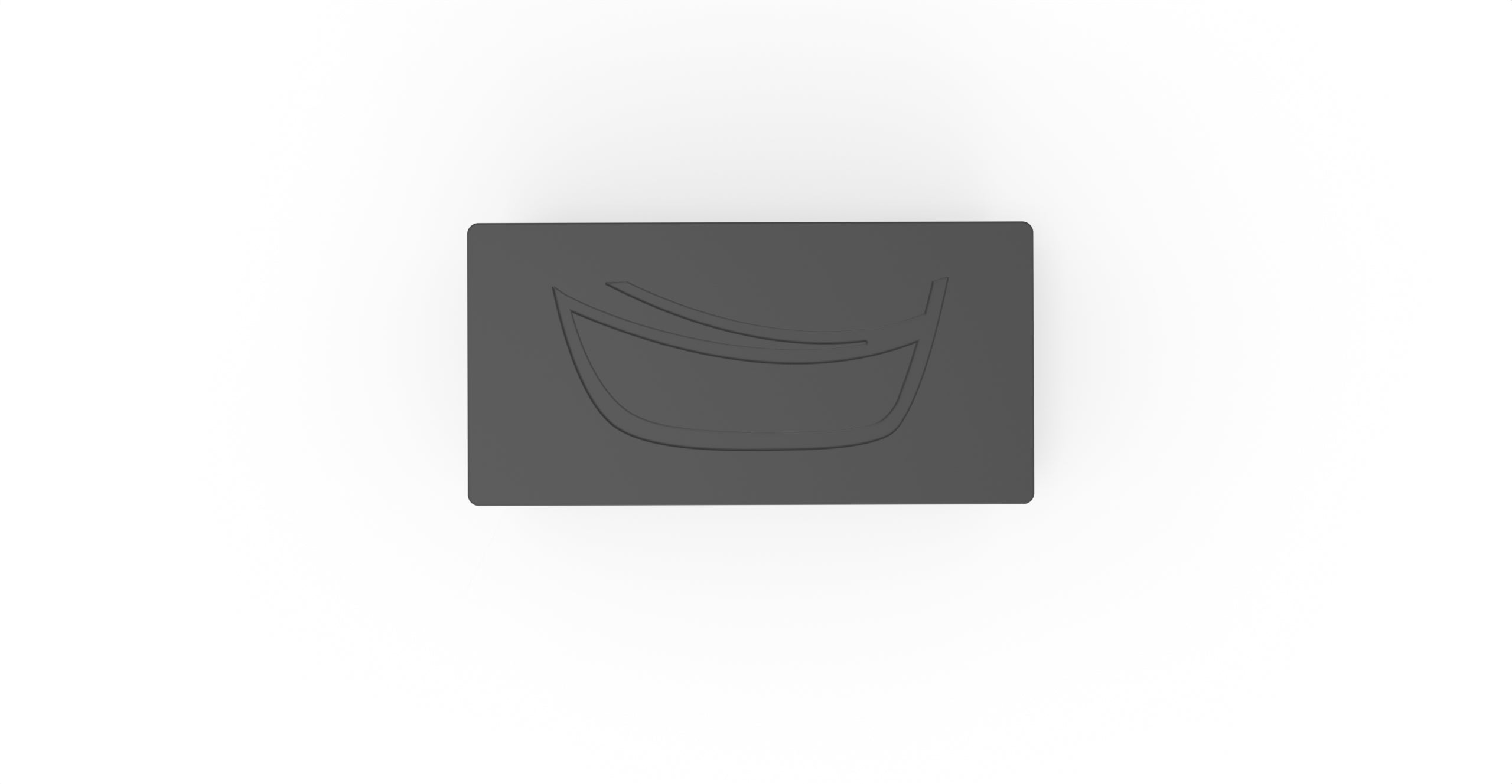 Bath Step SC-01 in Black, top product view