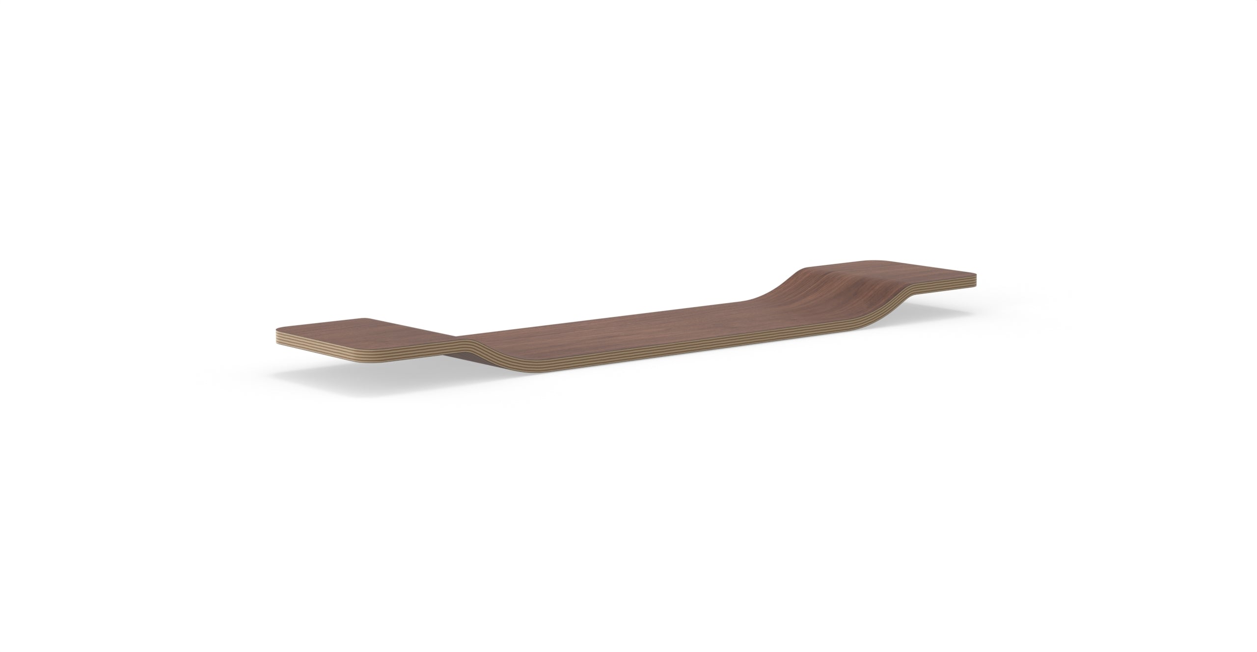 BWA-01 bathtub caddy in Walnut, product view
