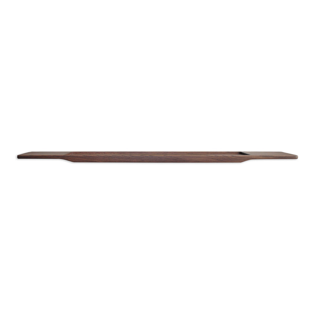 Bathtub Caddy BWA-02 in Dark Oak, side profile