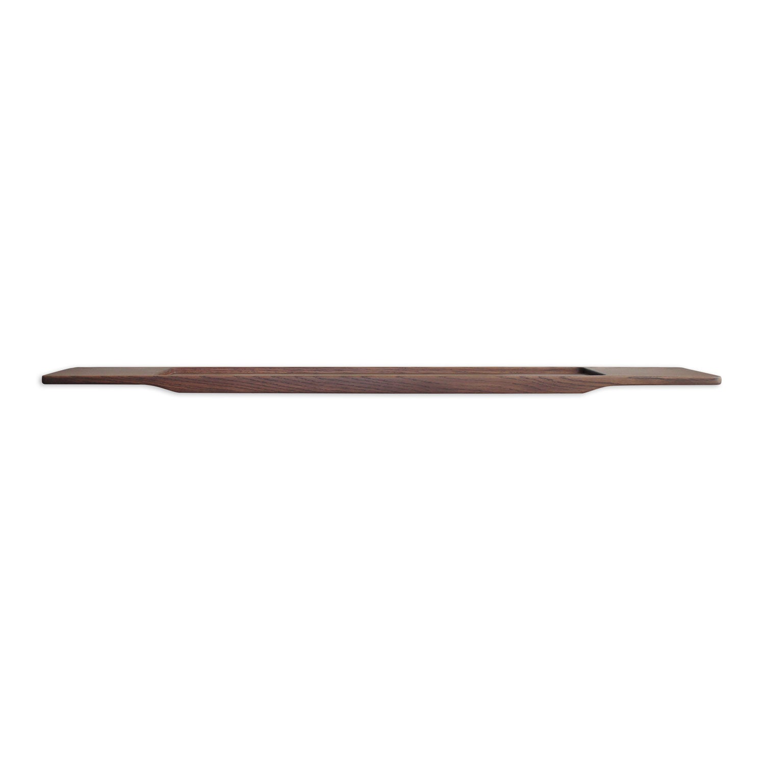 Bathtub Caddy BWA-02 in Dark Oak, side profile