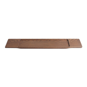 Bathtub Caddy BWA-02 in Dark Oak, reverse side view