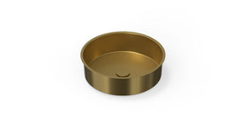 Stainless Steel Sink ES-UB-01-M | Gold | product-only top row | Woo source 37904