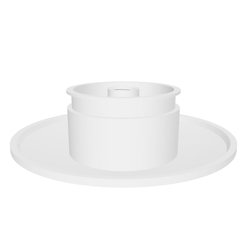 Bathtub Drain Cap - Type B 3D model (AR-ready)