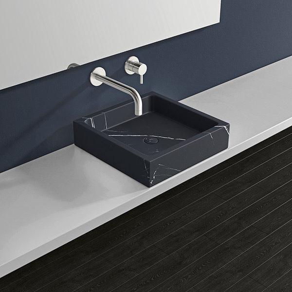 Vasque en marbre MWB-01-S (noir)