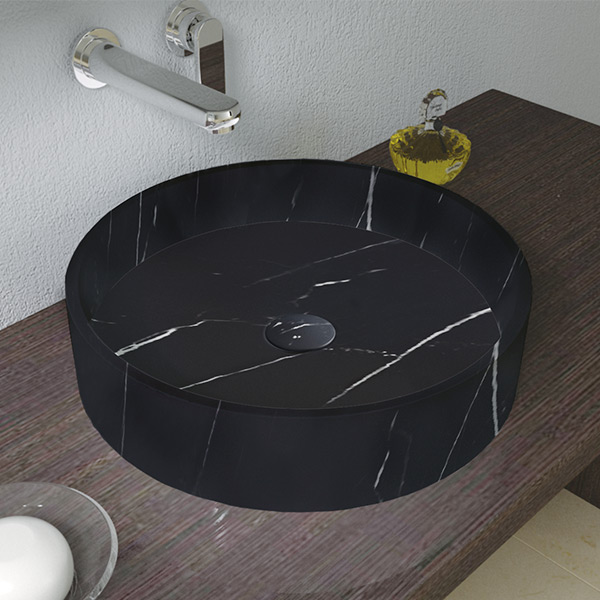 Vasque en marbre MWB-02 (noir)