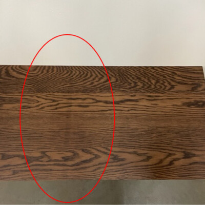 Platte aus Eiche braun geölt - mit Schattenfuge (outlet) – Bild 2