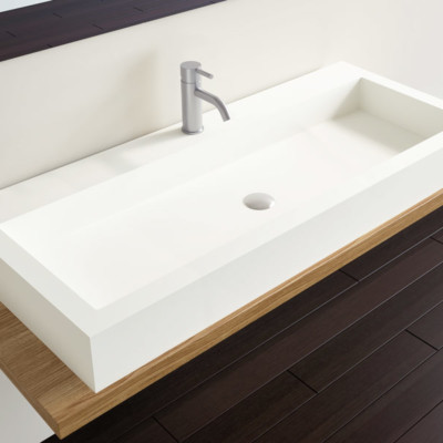 Mineralguss Waschbecken WB-06-XXL in matt und glänzend von Badeloft